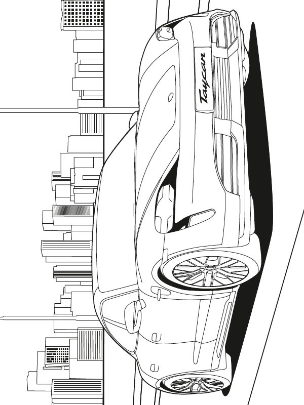 Porsche Taycan Tegninger Porsche Taycan Tegninger