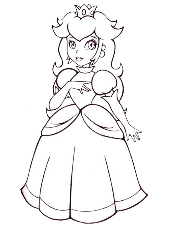 Prinsesse Peach Tegninger Prinsesse Peach Tegninger