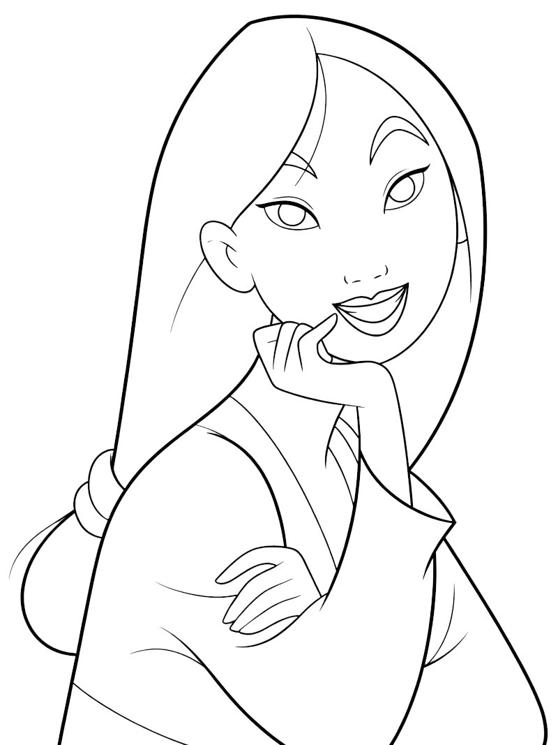 Prinsesse Mulan Tegninger