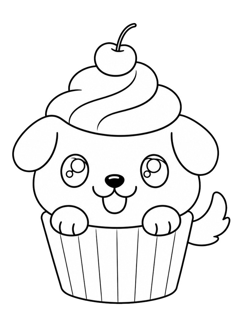 Puppy cupcake Tegninger