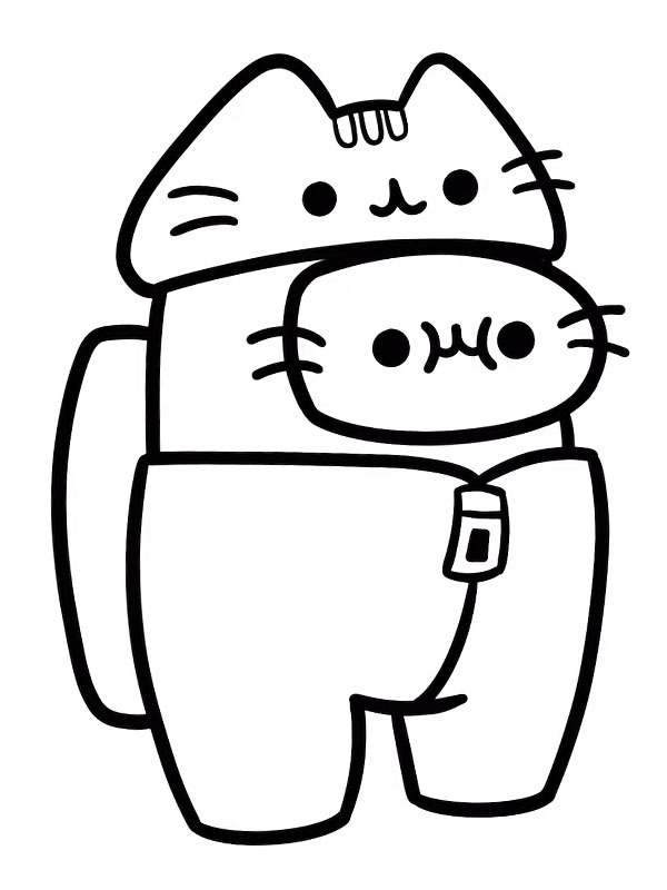 Pusheen Among Us Tegninger Pusheen Among Us Tegninger