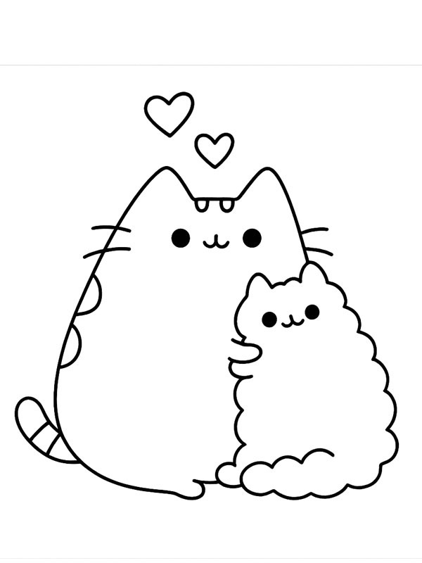 Pusheen og Stormy Tegninger