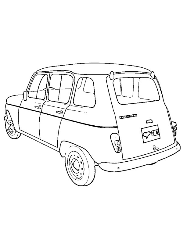 Renault 4 Tegninger
