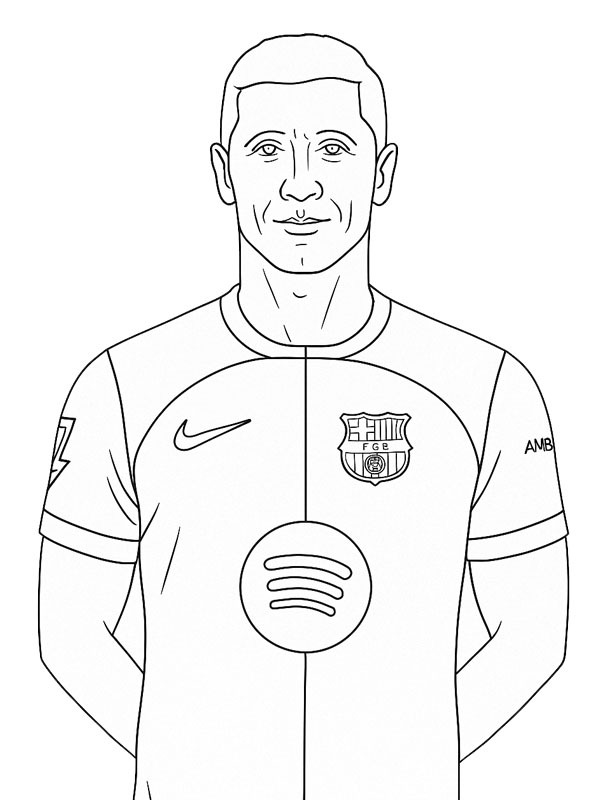 Robert Lewandowski Tegninger Robert Lewandowski Tegninger