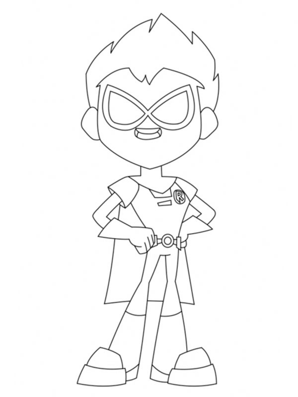 Robin Teen Titans Go! Tegninger Robin Teen Titans Go! Tegninger