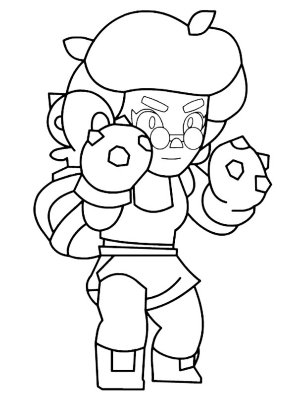 Rosa Brawl Stars Tegninger Rosa Brawl Stars Tegninger
