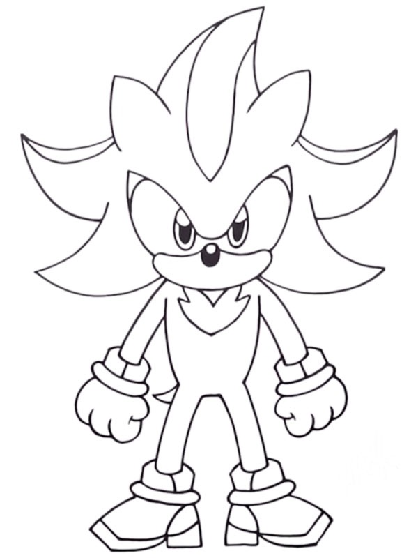 Shadow the Hedgehog Tegninger Shadow the Hedgehog Tegninger