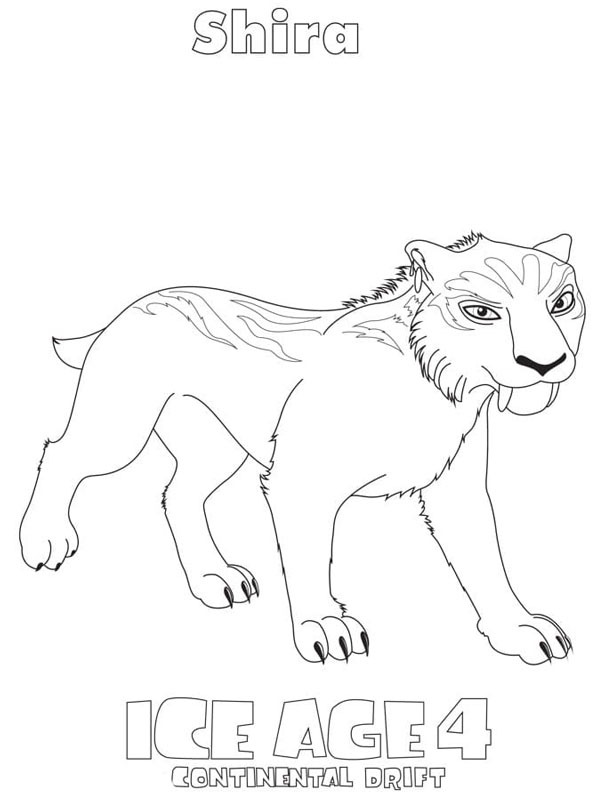 Shira Ice Age 4 Tegninger Shira Ice Age 4 Tegninger