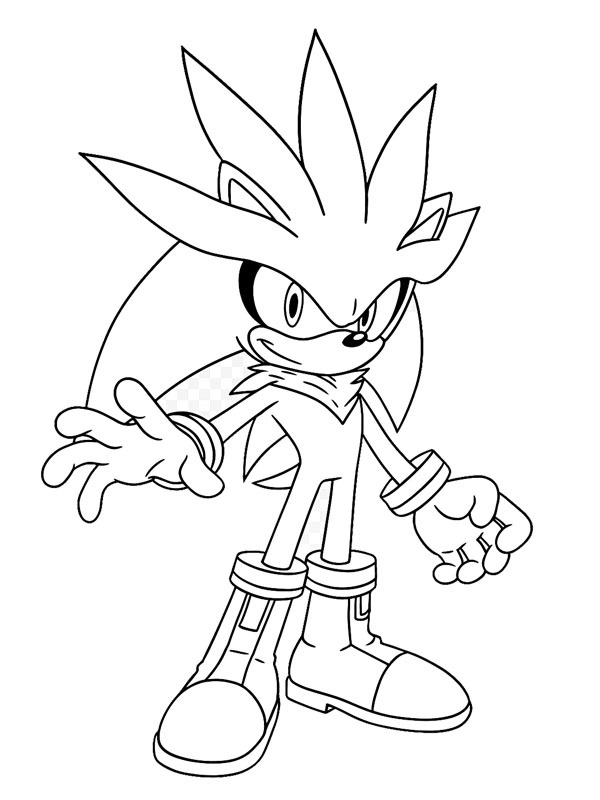 Silver the Hedgehog Tegninger Silver the Hedgehog Tegninger