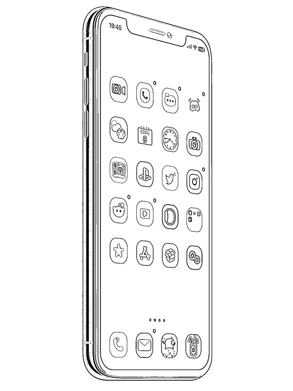 Smartphone Tegninger Smartphone Tegninger