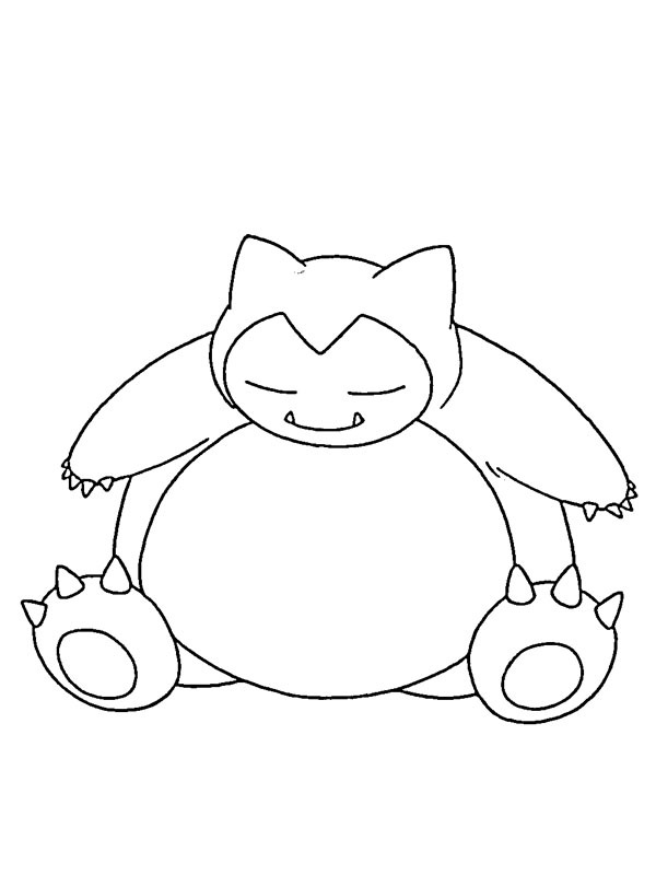 Snorlax (Pokémon) Tegninger Snorlax (Pokémon) Tegninger