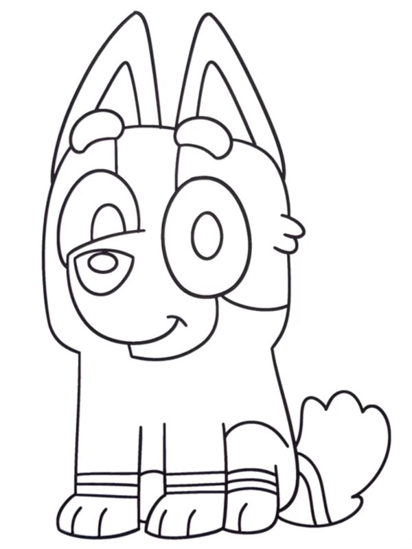 Socks (Bluey) Tegninger Socks (Bluey) Tegninger