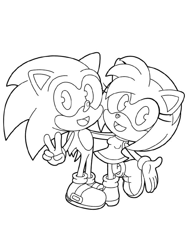 Sonic og Amy Rose Tegninger Sonic og Amy Rose Tegninger