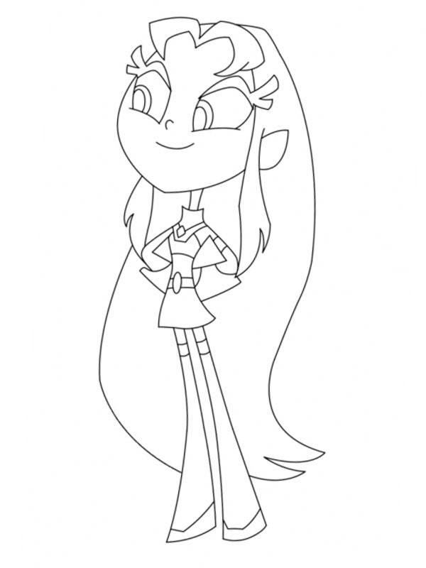 Starfire Teen Titans Go! Tegninger Starfire Teen Titans Go! Tegninger