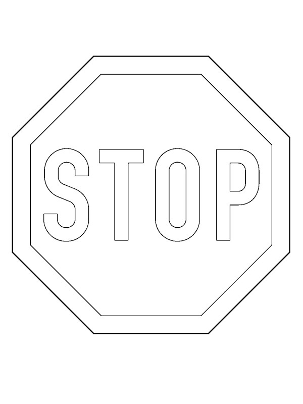 Stopskilt Tegninger Stopskilt Tegninger