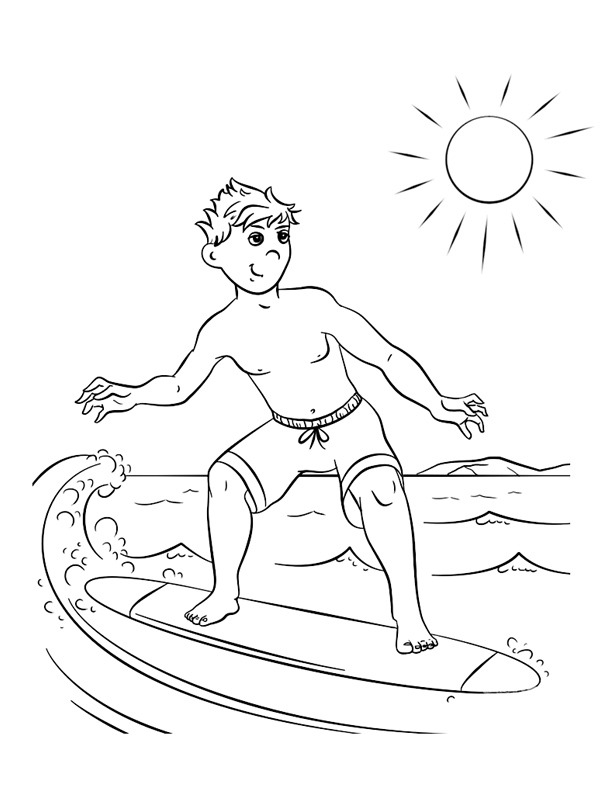 Surfing Tegninger Surfing Tegninger