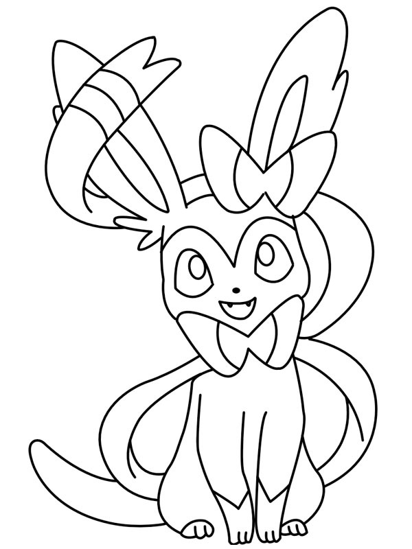 Sylveon (Pokémon) Tegninger Sylveon (Pokémon) Tegninger