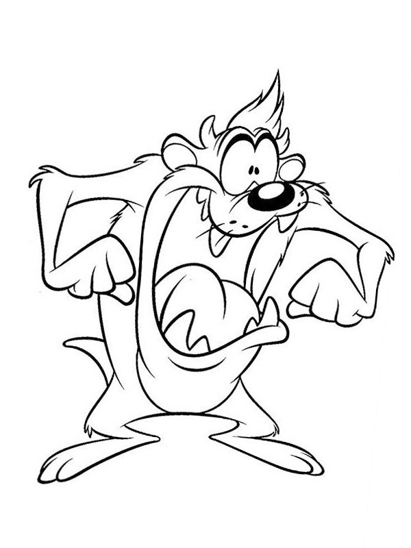 Tasmanian Devil (Looney Tunes) Tegninger Tasmanian Devil (Looney Tunes) Tegninger