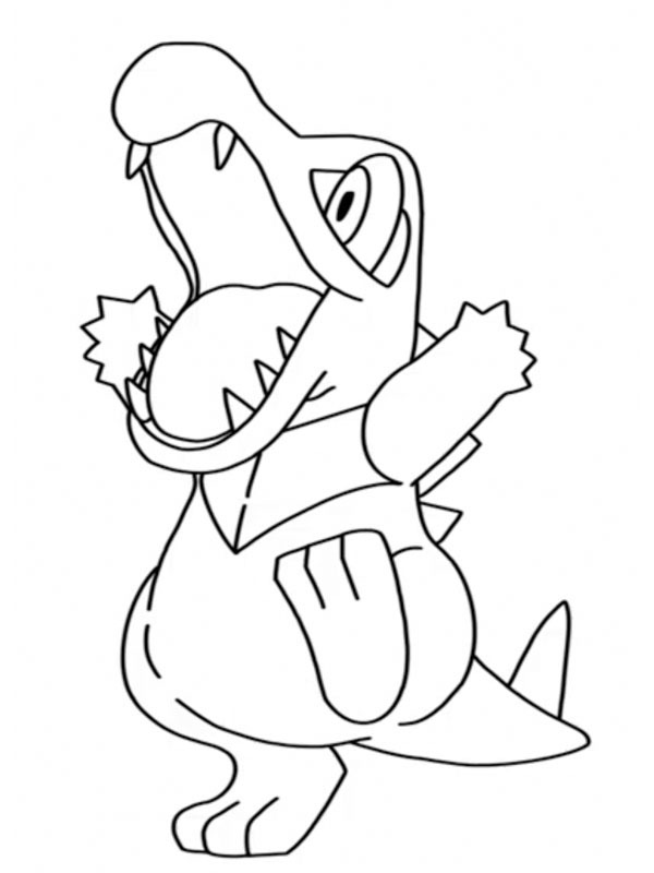 Totodile (Pok&eacute;mon) Tegninger