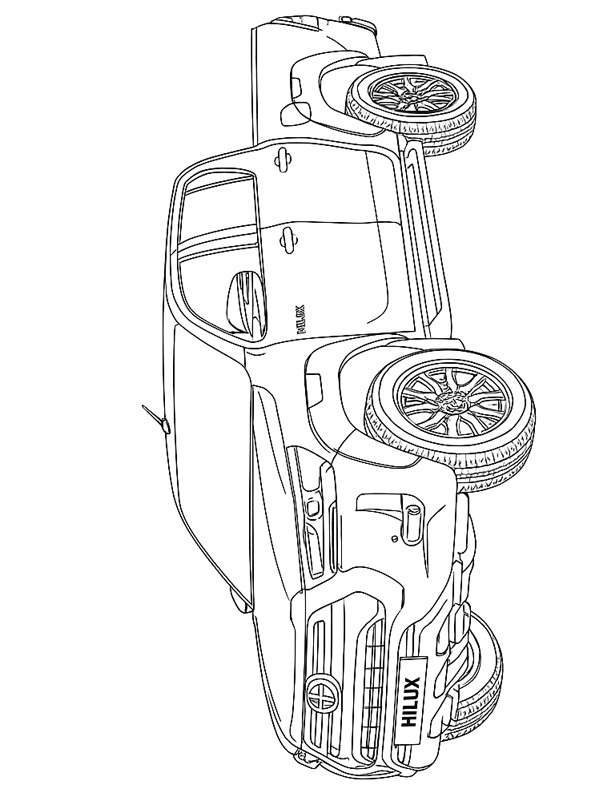 Toyota Hilux Tegninger Toyota Hilux Tegninger