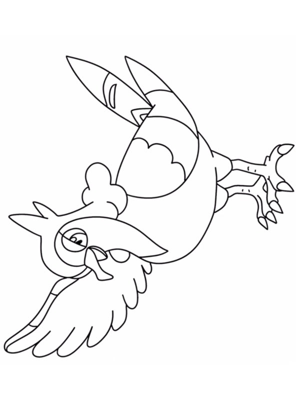 Tranquill (Pokémon) Tegninger Tranquill (Pokémon) Tegninger
