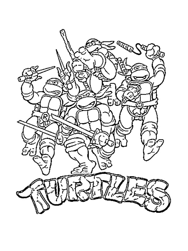 Turtles Tegninger Turtles Tegninger