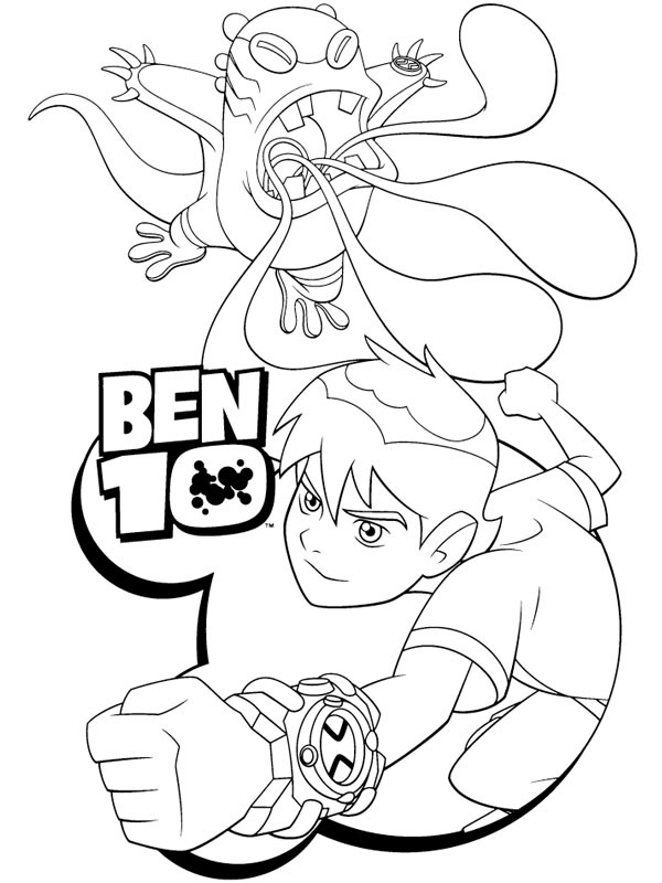 Upchuck og Ben Tennyson Tegninger Upchuck og Ben Tennyson Tegninger