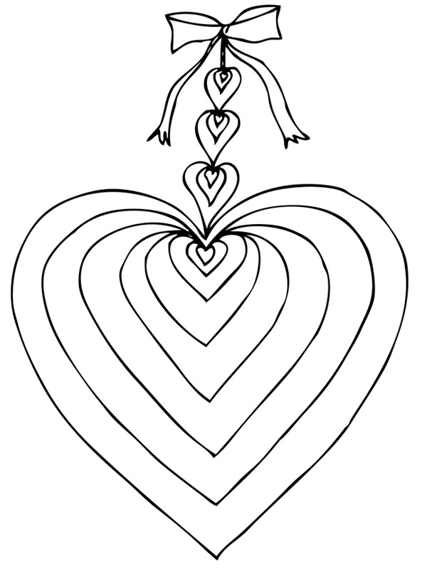 Valentinshjerte Tegninger Valentinshjerte Tegninger