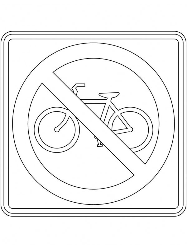Trafikskilt forbudt for cykler Tegninger Trafikskilt forbudt for cykler Tegninger