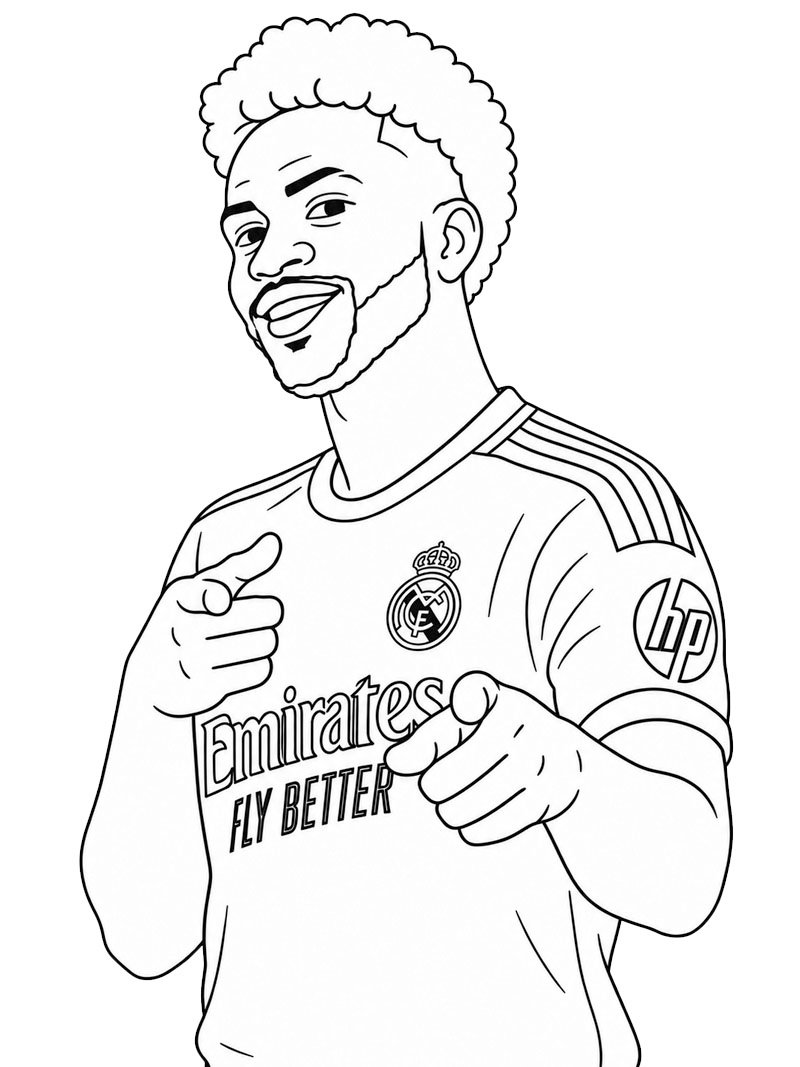 Vinícius Júnior Tegninger Vinícius Júnior Tegninger