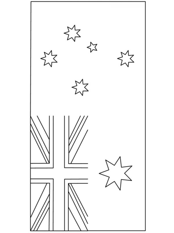 Australiens flag Tegninger Australiens flag Tegninger