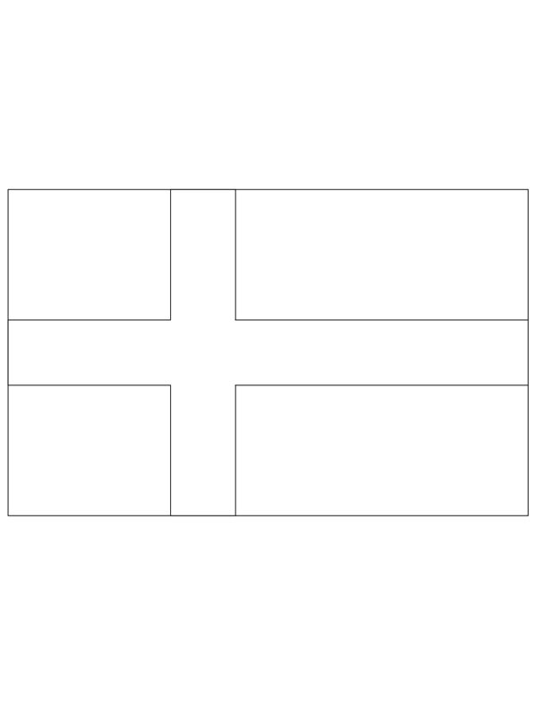 Svensk flag Tegninger