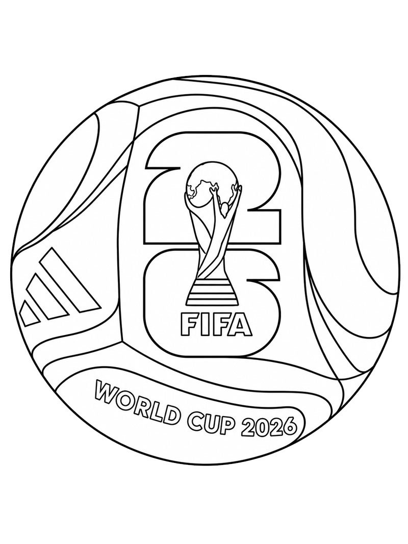 Fodbold FIFA VM 2026 Tegninger