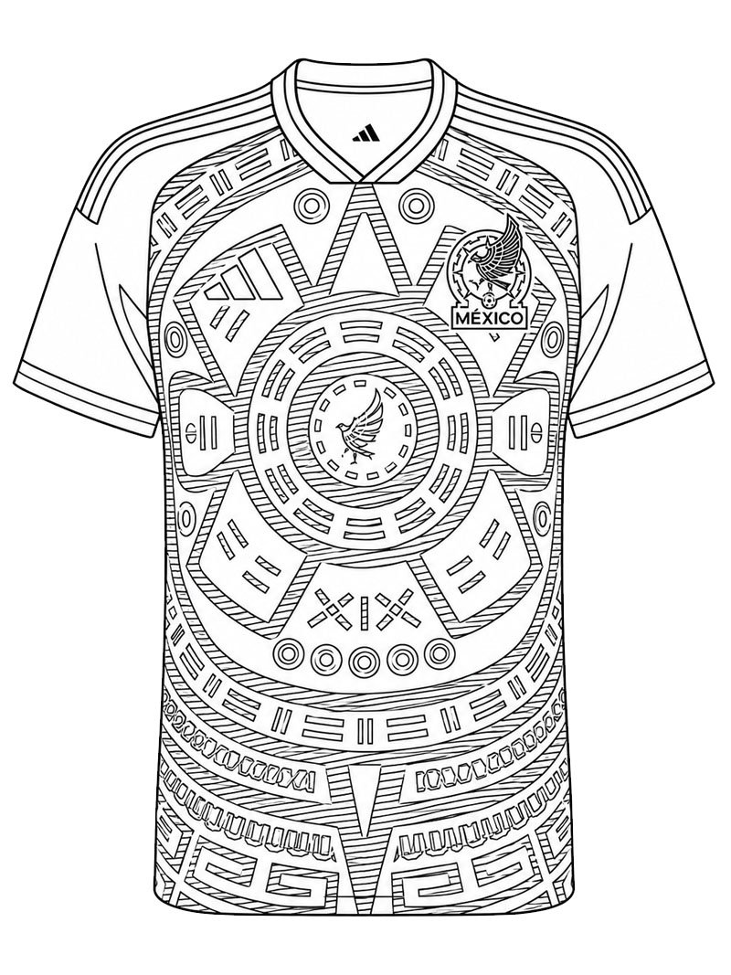 Mexicos Fodboldtr&oslash;je Tegninger
