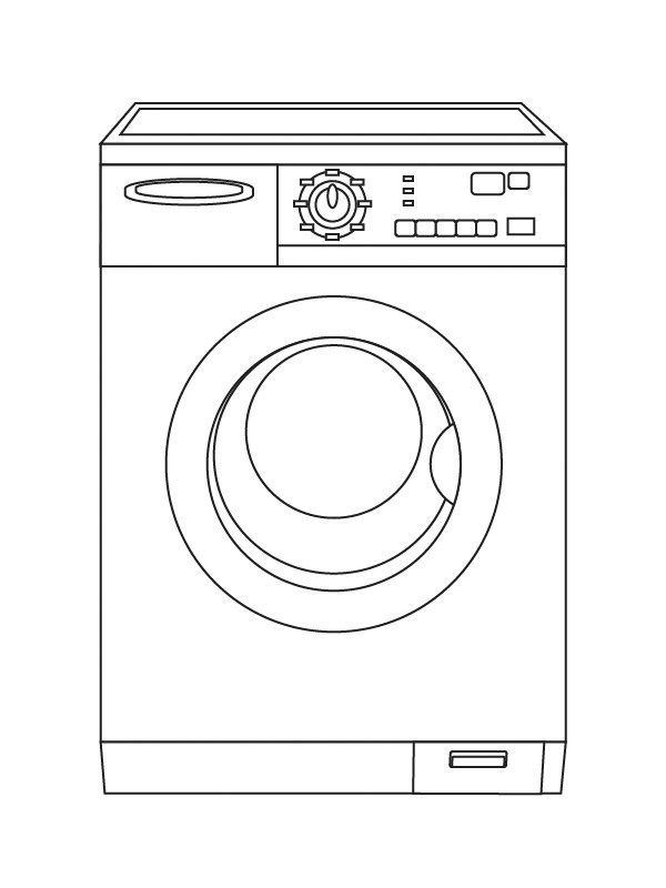 Vaskemaskine Tegninger