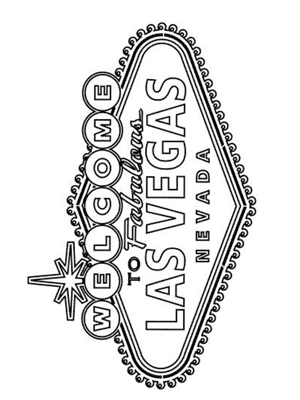 Welcome to Las Vegas Tegninger Welcome to Las Vegas Tegninger