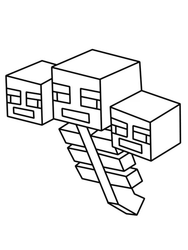 Wither (Minecraft) Tegninger Wither (Minecraft) Tegninger