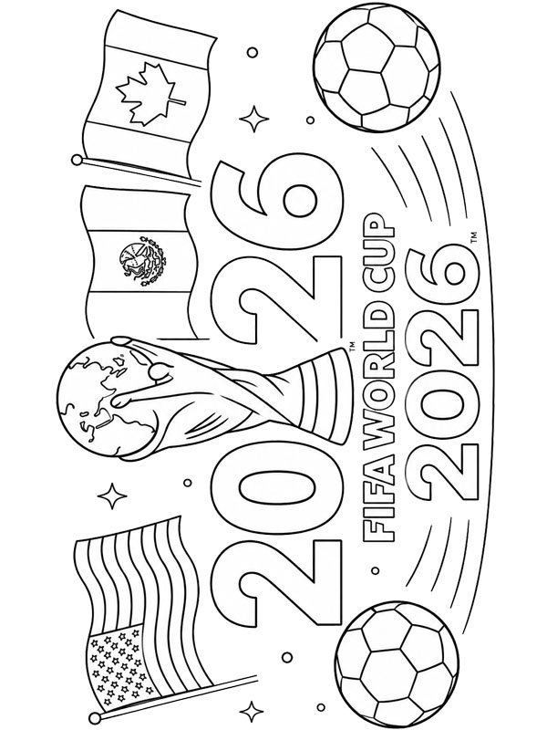 VM i fodbold 2026 Tegninger