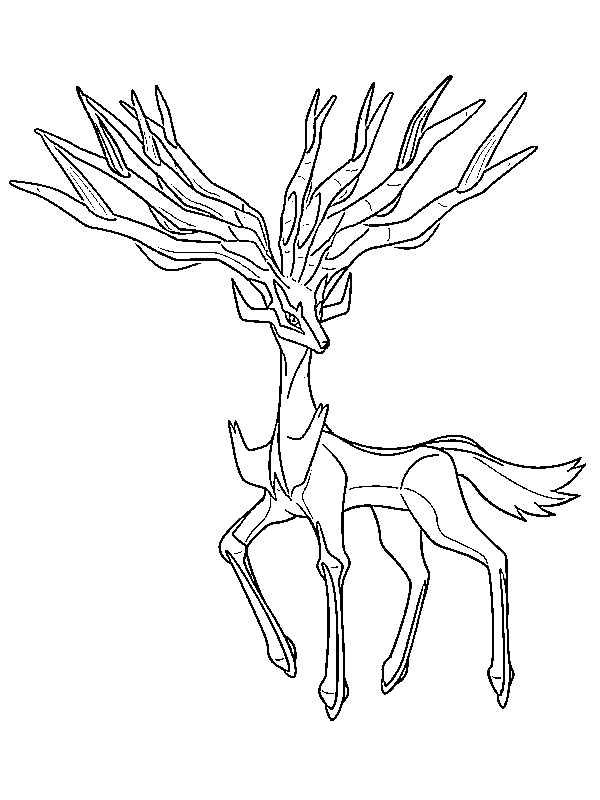 Xerneas (Pokemon) Tegninger Xerneas (Pokemon) Tegninger