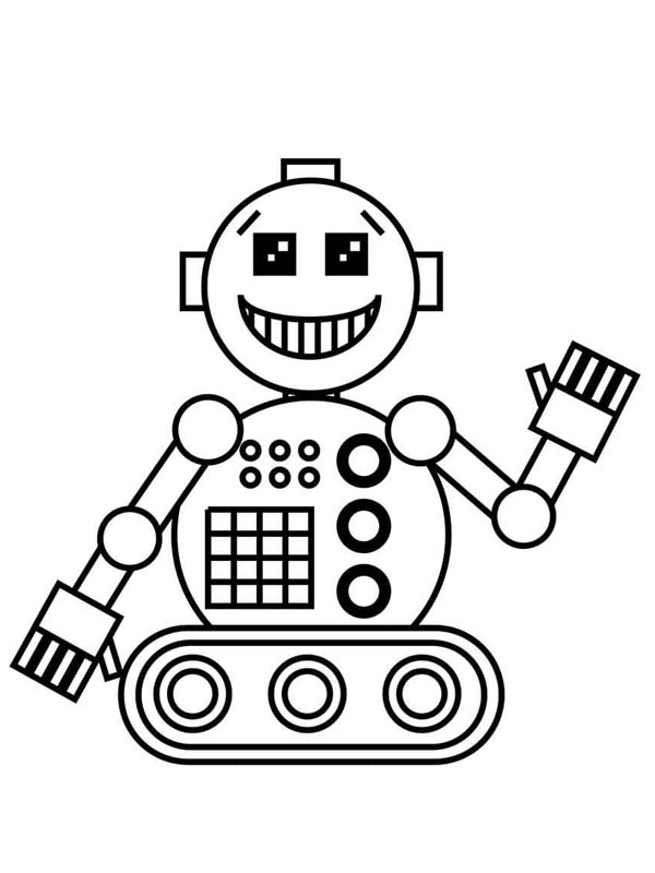 Vinkende robot Tegninger Vinkende robot Tegninger