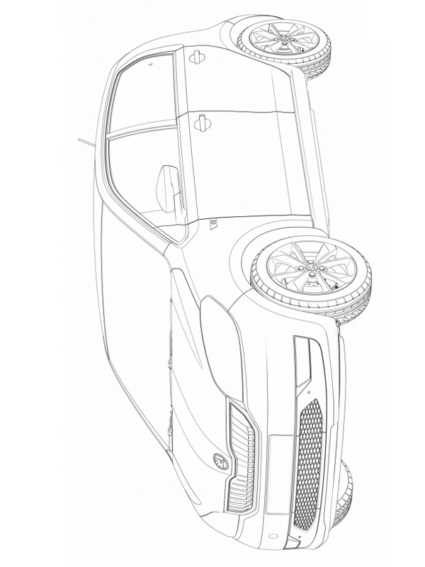 Škoda Citigoᵉ iV Tegninger Škoda Citigoᵉ iV Tegninger